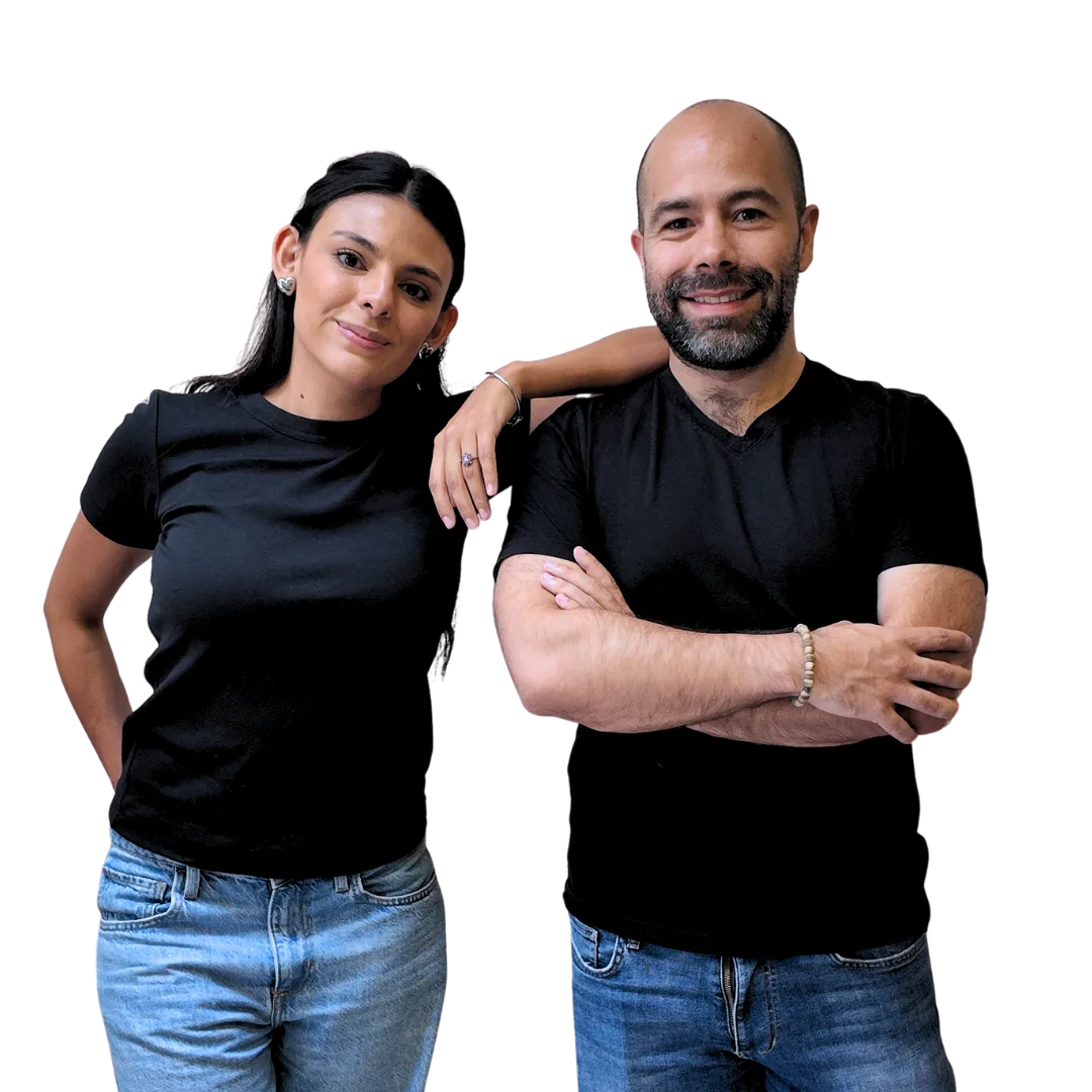 Lucy y Victor, fundadores de Aigenci